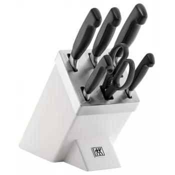 ZWILLING FOUR STAR 35148-207-0 virtuvinių peilių ir stalo įrankių blokų rinkinys 7 vnt. Baltas