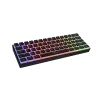 Žaidimų klaviatūra GENESIS THOR 660 G2 US juoda belaidė mechaninė RGB Gateron Brown
