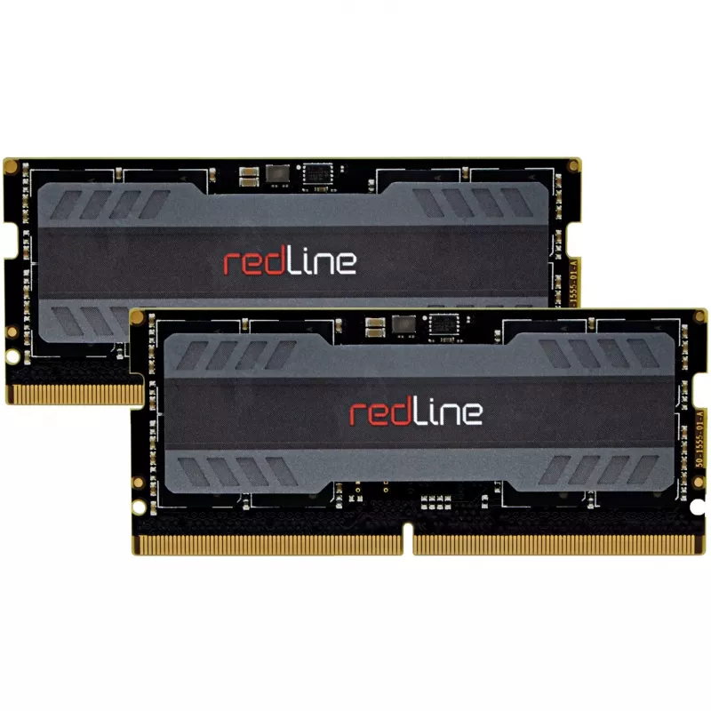 Mushkin Redline SO-DIMM 32 GB DDR5-5600 (2x 16 GB) Dual-Kit, juoda, MRA5S560LKKD16GX2
