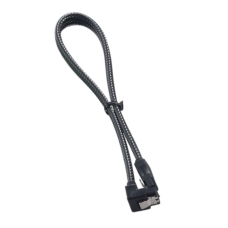 ModMesh Right Angle SATA 3 kabelis 30cm - anglies spalvos - Kabelis - Skaitmeniniai/Duomenys (CM-CAB-RSAT-N30KC-R)