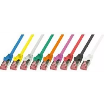 Logilink PrimeLine Patch-Cable RJ-45 (M) - RJ-45 (M) 7,5 m SFTP PiFM CAT 6 Halogen-Fire orange CQ2088S