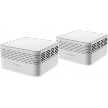 Strong MESHKITAX3000 Wi-Fi 6 tinklo sistema su dviem vidinėmis antenomis, balta