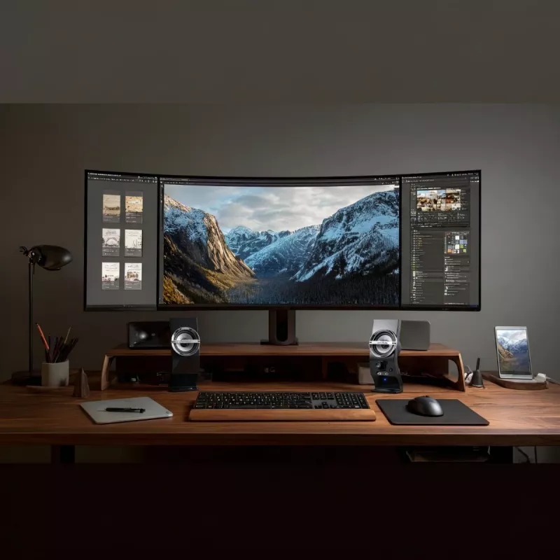Audiocore AC805 Stereo garsiakalbiai 2.0 kompiuteriui 6W juodi