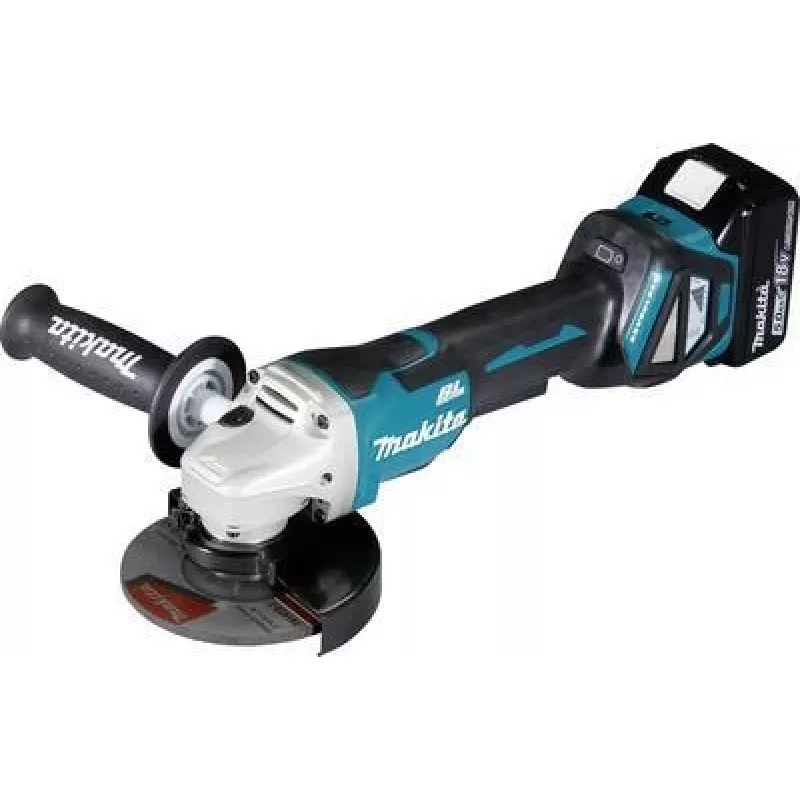 Makita DGA515RTJ - Kampinis šlifuoklis - Belaidis - 125 mm - 2 baterijos, įkroviklis - 18 V