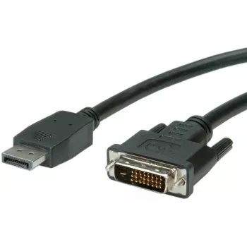 VALUE 11.99.5619 1,5 m vaizdo kabelio adapteris DisplayPort į DVI juodas