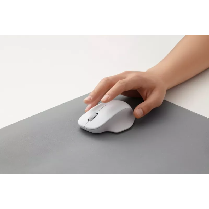 Belaidė pelė Xiaomi Mouse Comfort Edition 2,4 GHz, ergonomiška, didelio tikslumo sekimas, balta
