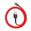 USB laidas Baseus CAMKLF-C09 2m USB A Micro-USB B Raudonas