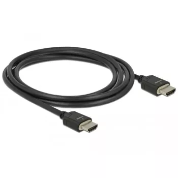 HDMI kabelis DeLOCK 85294 2 m, A tipo kištukas – A tipo kištukas, juodas