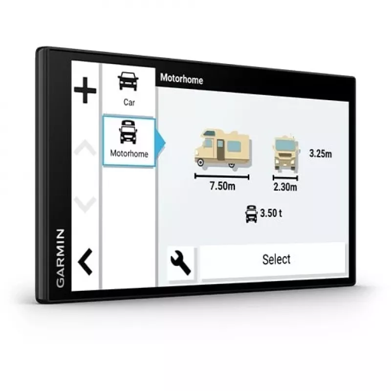 Garmin Camper 795 navigacijos sistema, nešiojama / fiksuota, 17,6 cm (6,95 colio) TFT jutiklinis ekranas, 239,6 g, juoda (010-02747-10)