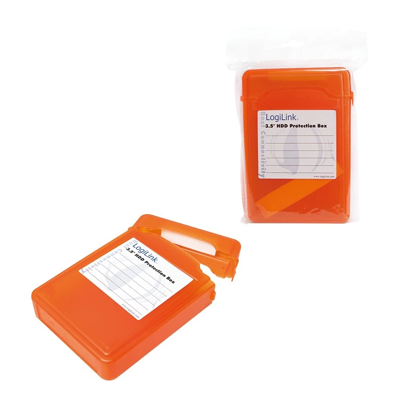 Apsauginė dėžutė HDD 3.5 colio, oranžinė