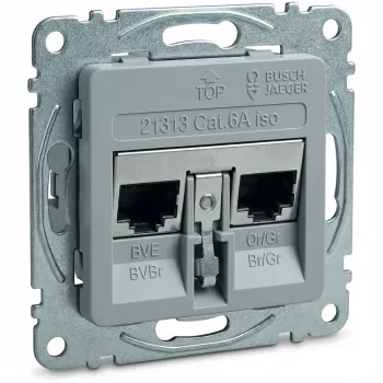 Busch-jaeger 0218/12-101 RJ45 kištukinis lizdas