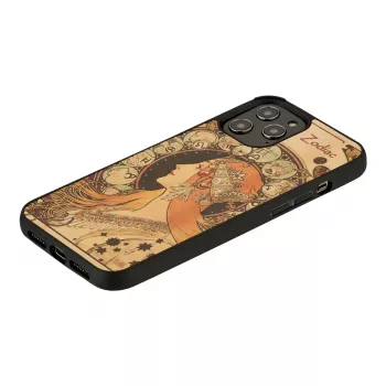 Telefono dėklas man and wood iPhone 12 / 12 Pro — Zodiac Black