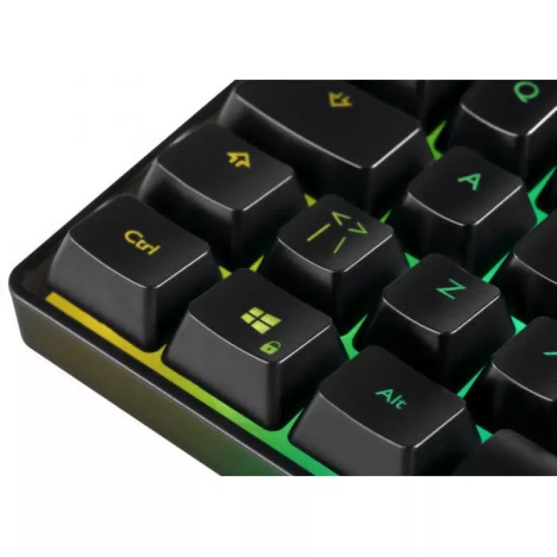 Deltaco Gaming klaviatūra DK240 mini 60% USB, RGB juoda