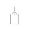 Kabinamos kainų etiketės HERMA 6918 32x50 mm su raudonu siūlu