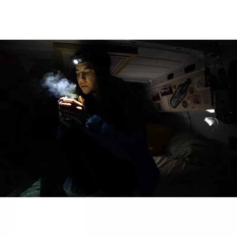 Ledlenser priekinė lemputė MH3 žalia/balta
