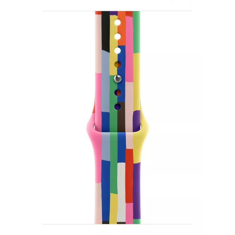 Apple MDWF4ZM/A Pride Edition Sport Dirželis Apple Watch – Įvairiaspalvis Fluoroe lastomeras