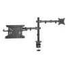 Sieninis monitoriaus laikiklis SBOX LCD-LM01-2 13–27 colių, max 12 kg, VESA 100x100