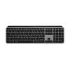 Logitech MX Keys S for Mac belaidė klaviatūra RF + Bluetooth QWERTZ vokiškas išdėstymas, aliumininė balta