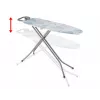 Pilno dydžio lyginimo lenta VILEDA Bravo Plus 143032 – reguliuojamas aukštis 80–97 cm, lenta 380×1200 mm, plieninis tinklelio viršus