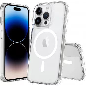 Dėklas JT BERLIN Pankow Clear MagSafe iPhone 15 Pro Max 17 cm