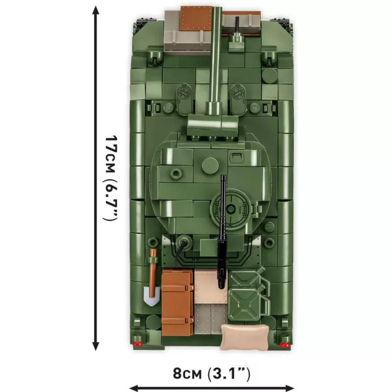 Blokai M4A1 Sherman 663 detalės
