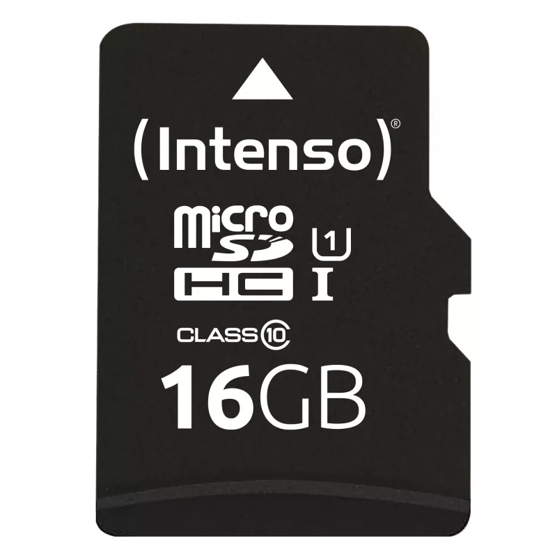 Intenso 16GB microSDHC UHS-I Class 10 atminties kortelė