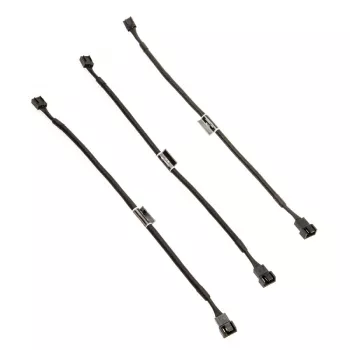 Noctua NA-SEC1 – 3 vnt. 30 cm ilgio 4 kontaktų PWM ventiliatorių ilginimo laidų rinkinys