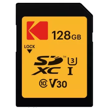 Kodak atminties kortelė 128 GB SDXC UHS-I, 650x, UHS Class 3 / Class10 (EKMSD128GXC10HPRK)