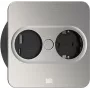 Kištukinis lizdas Type F + USB A + USB C Bachmann 946.005 Nerūdijantis plienas