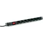 DIGITUS DN-19 PDU-7S 7 lizdų 230V 0,48 m ilgio maitinimo juosta