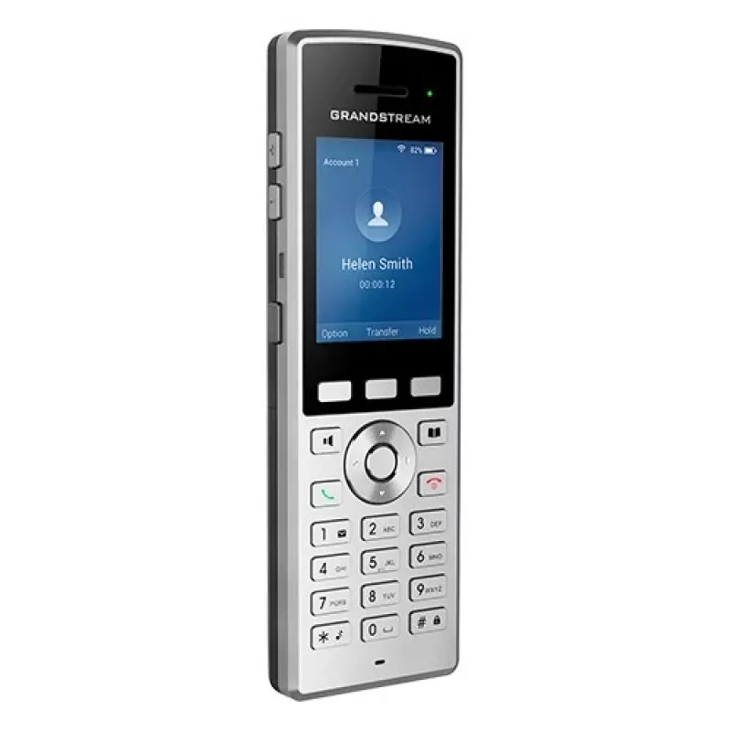 Grandstream Networks WP822 IP telefonas Juoda, Sidabrinė 2 linijos LCD Wi-Fi