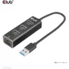 USB 3.2 Gen1 3 prievadų USB-A šakotuvas su Gigabit Ethernet – CLUB3D CSV-1430a