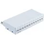 Patch panel 1U ShiverPeaks BS75077 RJ-45 Cat6a pilkas metalinis