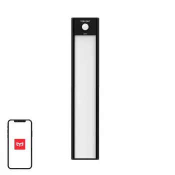 Spintos jutiklinis šviestuvas Yeelight A20 20 cm 1,2 W – baterijomis maitinamas PIR LED, 100 lm, 4000 K, įkraunamas per USB-C