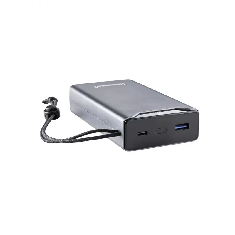Power bank Intenso 7332054 – 20000 mAh, PD 3.0 ir QC 3.0, 20 W, USB-A + USB-C, pilka