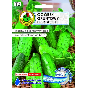 Agurkų sėklos Apte Cucumber Portal F1 — juosta 6 m, vidutinio ankstyvumo rauginimui skirtas hibridas