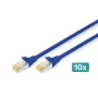 DIGITUS DK-1644-A-020-B-10 Ethernet kištukinis laidas mėlynas