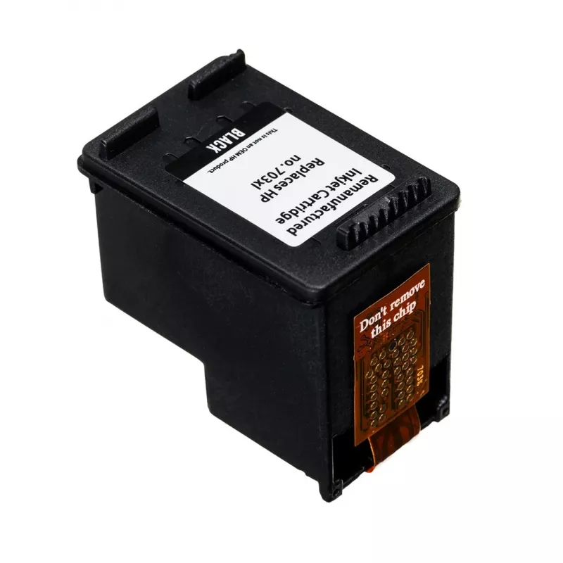 Superbulk rašalo kasetė HP B-H703BK (atitinka HP 703 CD887) standartinė juoda