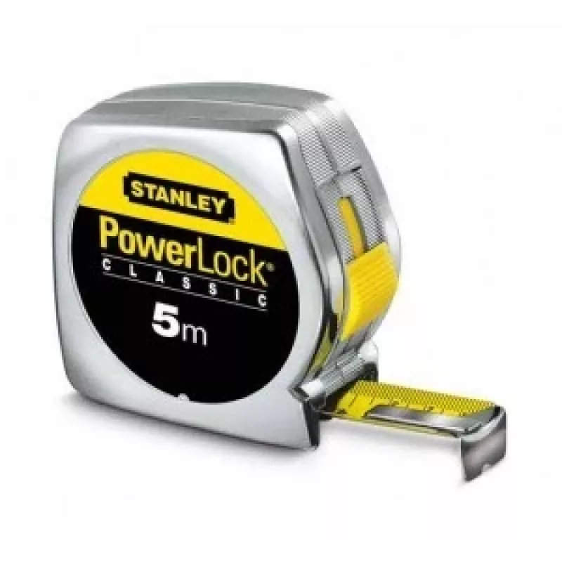 Powerlock plieninė matavimo juosta 5 m x 25 mm chromuota - išpardavimas 12