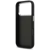 GUESS Hardcase 4G | Užpakalinis dangtelis | iPhone 17 Pro Max | Apple | Ekologinė oda/PC/Plastikas/TPU | Juoda