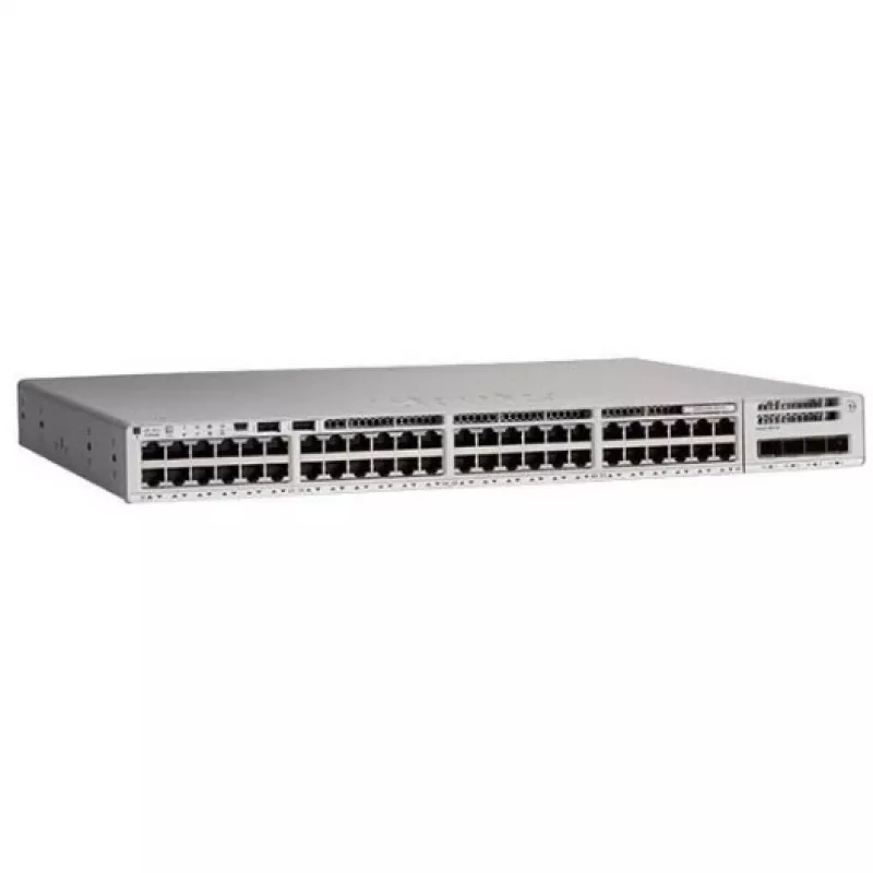 Cisco Catalyst 9200 - tinklo jungiklis - L3 valdomas 48 x 10/100/1000, montuojamas į stelažą