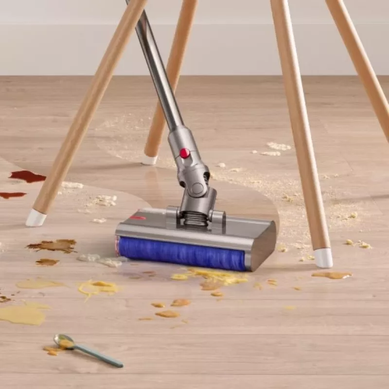 Dyson V12 Submarine 3 viename belaidis dulkių siurblys šlapiam ir sausam valymui HEPA filtru, be maišelio, 0,35 l, nikelio ir geltonos spalvos