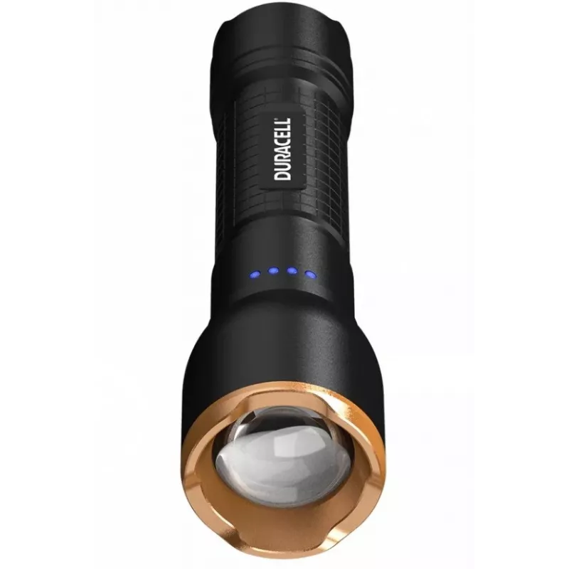 Duracell DF2500R rankinis įkraunamas žibintuvėlis, juodas