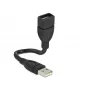 USB laidas DeLOCK 15 cm USB 2.0 USB A juodas