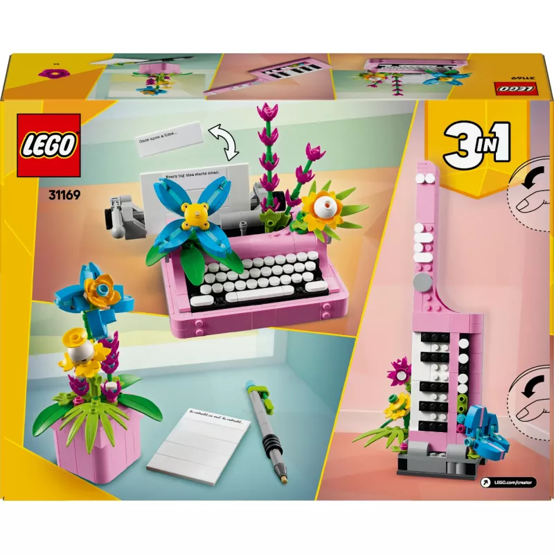 LEGO CREATOR 3in1 31169 Gėlių rašymo mašinėlė