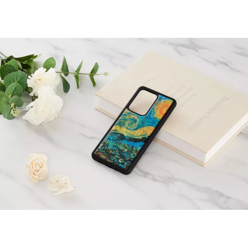 Apsauginis dėklas iKins Samsung Galaxy S20 Ultra — žvaigždėta naktis juoda