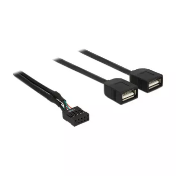 Vidinis ir išorinis USB adapteris – USB (moteriška) į
