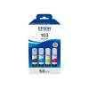 Originalių Epson EcoTank 103 rašalų pakuotė – 4 spalvų rinkinys (Juoda, Cyan, Magenta, Geltona), Juoda 4500 p., Spalvota 7500 p.