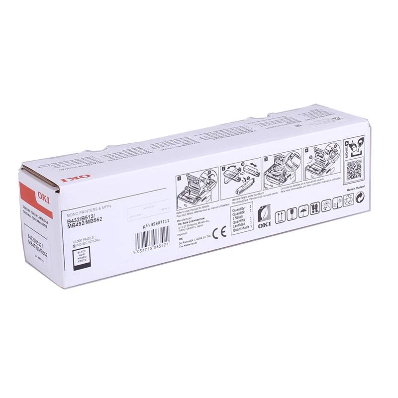 Oki B432 12K Ultra High Yield juodas toneris 45807111 OK06342