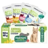 Šlapias kačių ėdalas Animal Island Everyday – jautiena, vištiena, kalakutiena ir baltos žuvies filė sultinyje, 40 x 85 g paketėliai